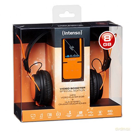 Odtwarzacz MP3 Video Intenso 8GB micro SD-HC Orange