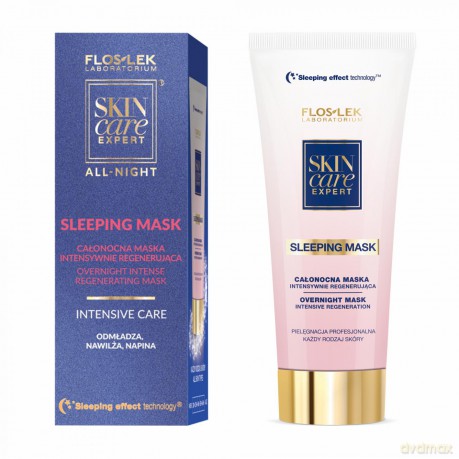 Floslek Skin Care Expert Maska regenerująca całonocna na twarz 75ml