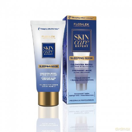 Floslek Skin Care Expert Maska wygładzająca całonocna na twarz 75ml