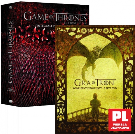Gra o Tron Sezon 1-5 Pakiet [25DVD]