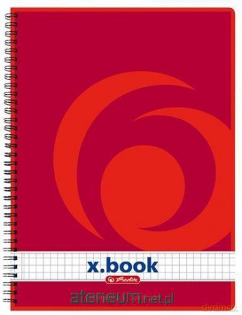 Brulion na spirali A5/80K kratka x.book (4 szt)