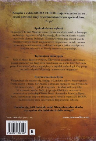 Burza piaskowa - James Rollins [KSIĄŻKA]