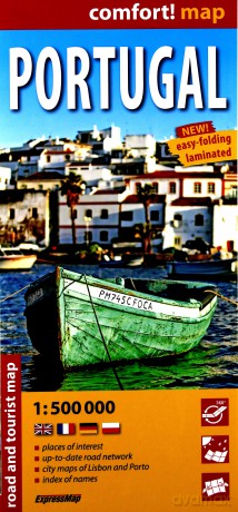 Comfort!map Portugal 1:500 000 (laminat)