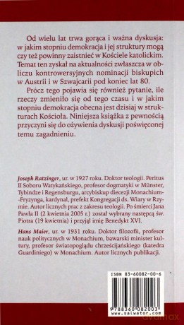 Demokracja w Kościele. Możliwości i ograniczenia - Joseph Ratzinger, Hans Maier [KSIĄŻKA]