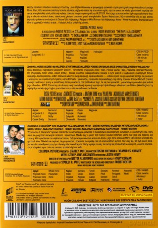 Kolekcja sądowa: Skandalista Larry Flynt, Filadelfia, Sprawa Kramerów [3DVD]