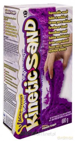 Kinetic Sand - neonowy piasek 680 g - fioletowy