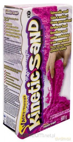 Kinetic Sand - neonowy piasek 680 g - różowy