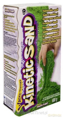 Kinetic Sand - neonowy piasek 680 g - zielony