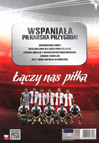 Kolorowanka A4 z naklejkami PZPN [KSIĄŻKA]