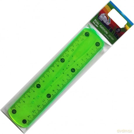 Linijka plastikowa elastyczna 15 cm