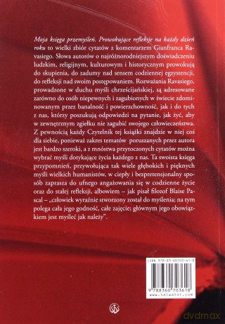 Moja księga przemyśleń - kard. Gianfranco Ravasi [KSIĄŻKA]