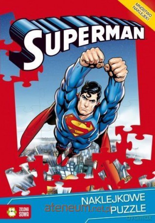 Naklejkowe puzzle. Superman [KSIĄŻKA]