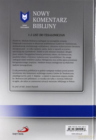 Nowy komentarz biblijny Nowy Testament (Tom 13) 1 i 2 List Tesaloniczan - Michał Bednarz [KSIĄŻKA]