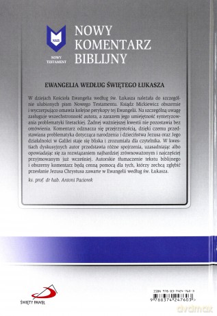 Nowy komentarz biblijny Nowy Testament (Tom 3/1) Ew. św. Łukasza 1-11 - Franciszek Mickiewicz [KSIĄŻKA]