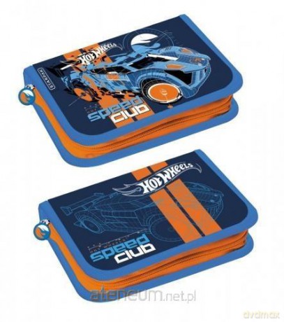 Piórnik z wyposażeniem Hot Wheels