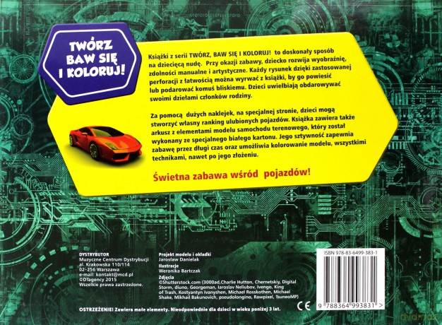 Twórz, baw się i koloruj! Superpojazdy [KSIĄŻKA]