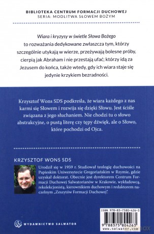 Wiara i kryzysy w świetle Słowa Bożego - ks. Krzysztof Wons [KSIĄŻKA]
