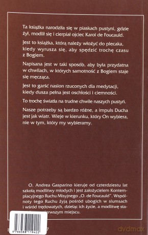 Wołanie z pustyni - o. Andrea Gasparino [KSIĄŻKA]