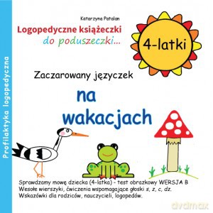 Zaczarowany języczek na wakacjach 4 latki - Katarzyna Patalan [KSIĄŻKA]