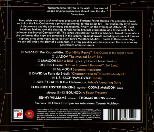 Florence Foster Jenkins: Florence Foster Jenkins [CD]