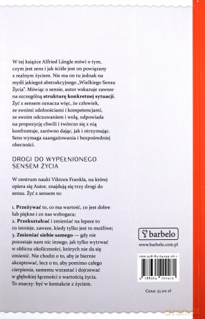 Żyć z sensem. Praktyczne zastosowanie logoterapii - Alfried Langle [KSIĄŻKA]