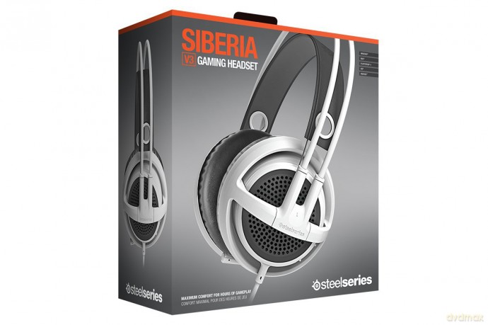 Steelseries 61356 - SteelSeries Siberia v3 Gaming Headset (White)