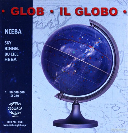 Globus 250 nieba z objaśnieniem