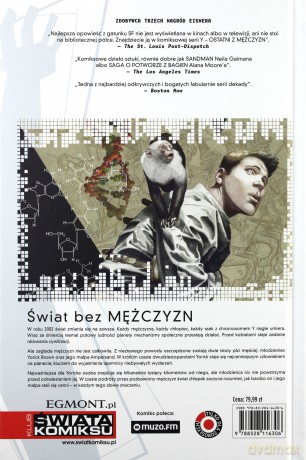 Y ostatni z mężczyzn (Tom 1) - Brian K. Vaughan, Pii Guerry, Jose Marzan Jr (twarda) [KOMIKS]