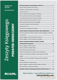 Zeszyty księgowego nr 6 podatek odroczony - Katarzyna Trzpioła, Grzegorz Magdziarz [KSIĄŻKA]