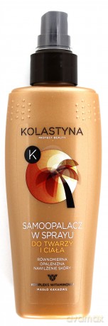 Kolastyna Opalanie Samoopalacz w sprayu do twarzy i ciała 150ml