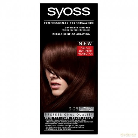 Schwarzkopf Syoss Farba do włosów Ciemna Czekolada nr 3-28 1op.