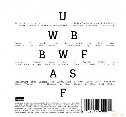 Underworld: Barbara Barbara We Face A Shining Future [CD]
