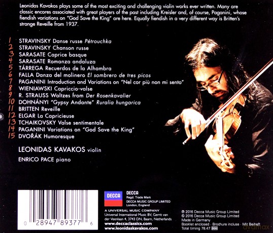 Leonidas Kavakos: Virtuoso [CD]