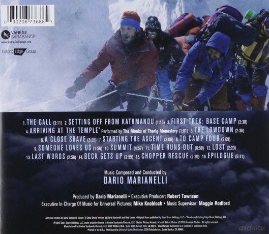 Everest soundtrack (Dario Marianelli) [CD]