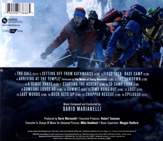 Everest soundtrack (Dario Marianelli) [CD]