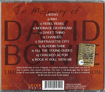 David Bowie: In Memory Of [CD]