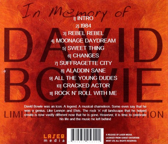 David Bowie: In Memory Of [CD]