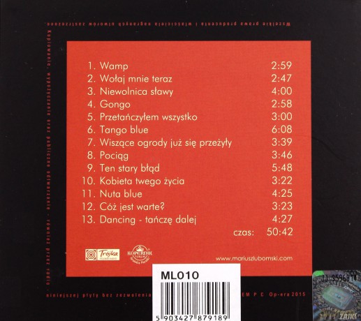 Mariusz Lubomski: Conte'm (digipack) [CD]