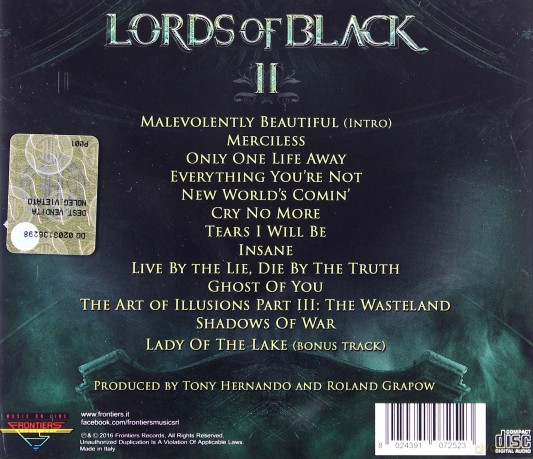 Lords Of Black: II [CD]