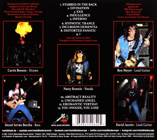 Nasty Savage: Indulgence Abstract Reality (digipack) [CD]