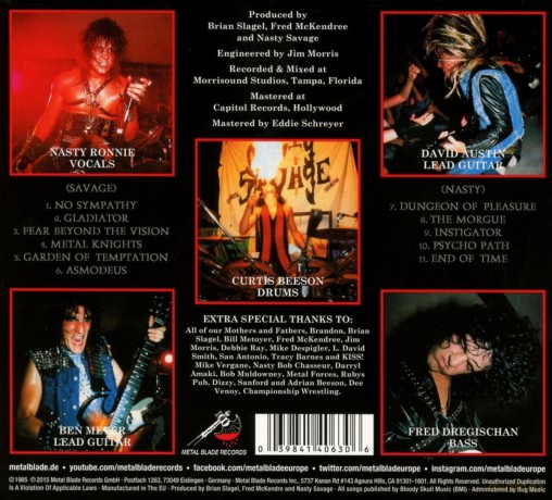 Nasty Savage: Nasty Savage (digipack) [CD]