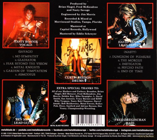 Nasty Savage: Nasty Savage (digipack) [CD]
