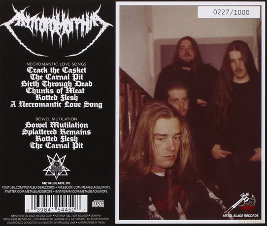 Antropomorphia: Necromantic Love Songs [CD]