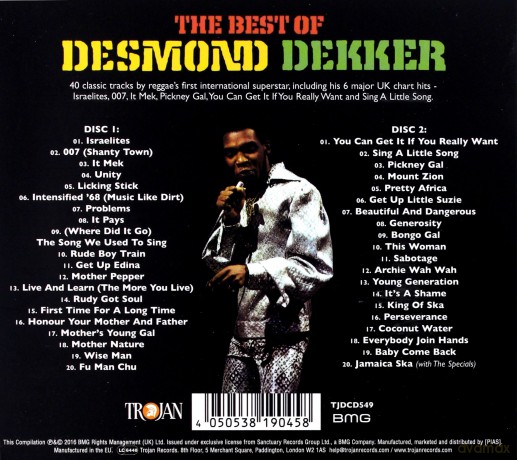 Desmond Dekker: The Best Of (digipack) [2CD]