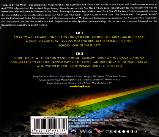Australian Pink Floyd Show: Eclipsed By the Moon-Live [2CD]