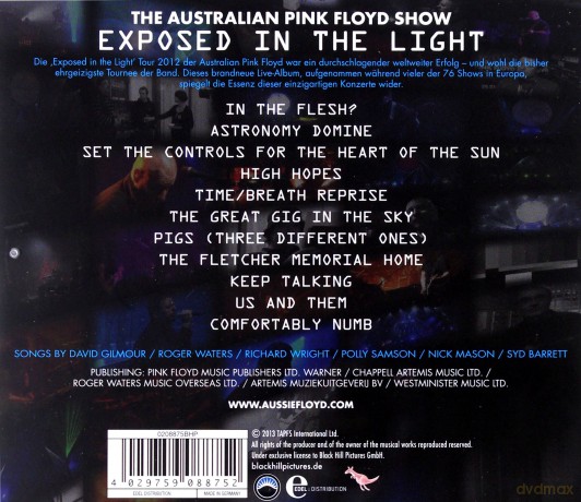 Australian Pink Floyd Show: Exposed in the Light [CD]