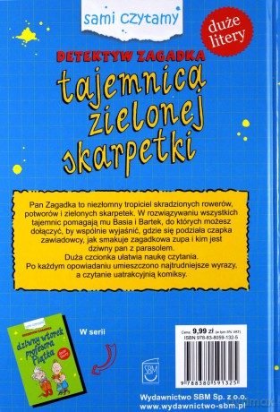 Detektyw Zagadka. Tajemnica zielonej skarpetki - Iwona Czarkowska [KSIĄŻKA]