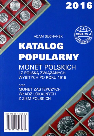 Katalog popularny monet polskich i z Polską związanych - Adam Suchanek [KSIĄŻKA]