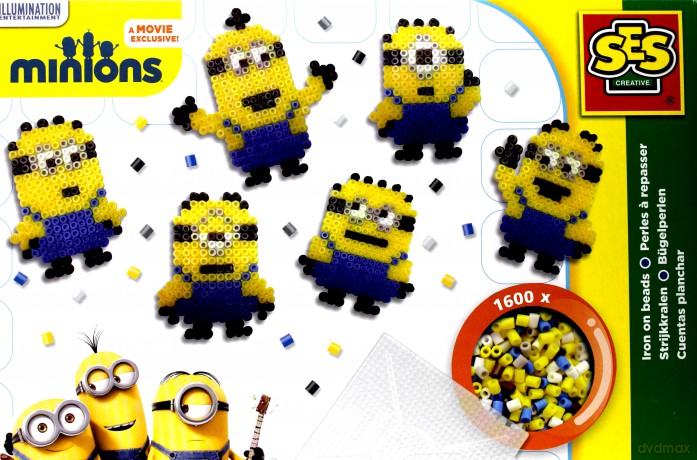 Koralikowe prasowanki - Minionki