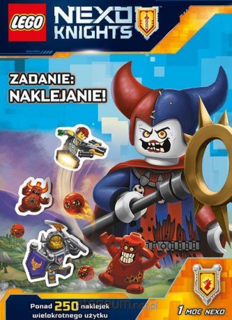 LEGO Nexo Knights Zadanie naklejanie! [KSIĄŻKA]